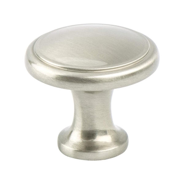Berenson American Classics Brushed Nickel Ringed Knob 9924-1BPN-P - main